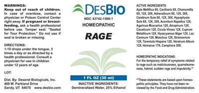 Rage (Dsrt0757 Rage)